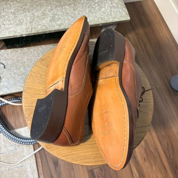 Vintage Tacco Comfort Brown Leather Mens Lace-Up Dress Shoes 9.5 M - Picture 9 of 9